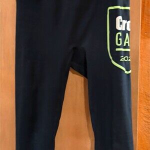 CrossFit Games 2024 Women’s Ankle Leggings Size L Black Green Logo